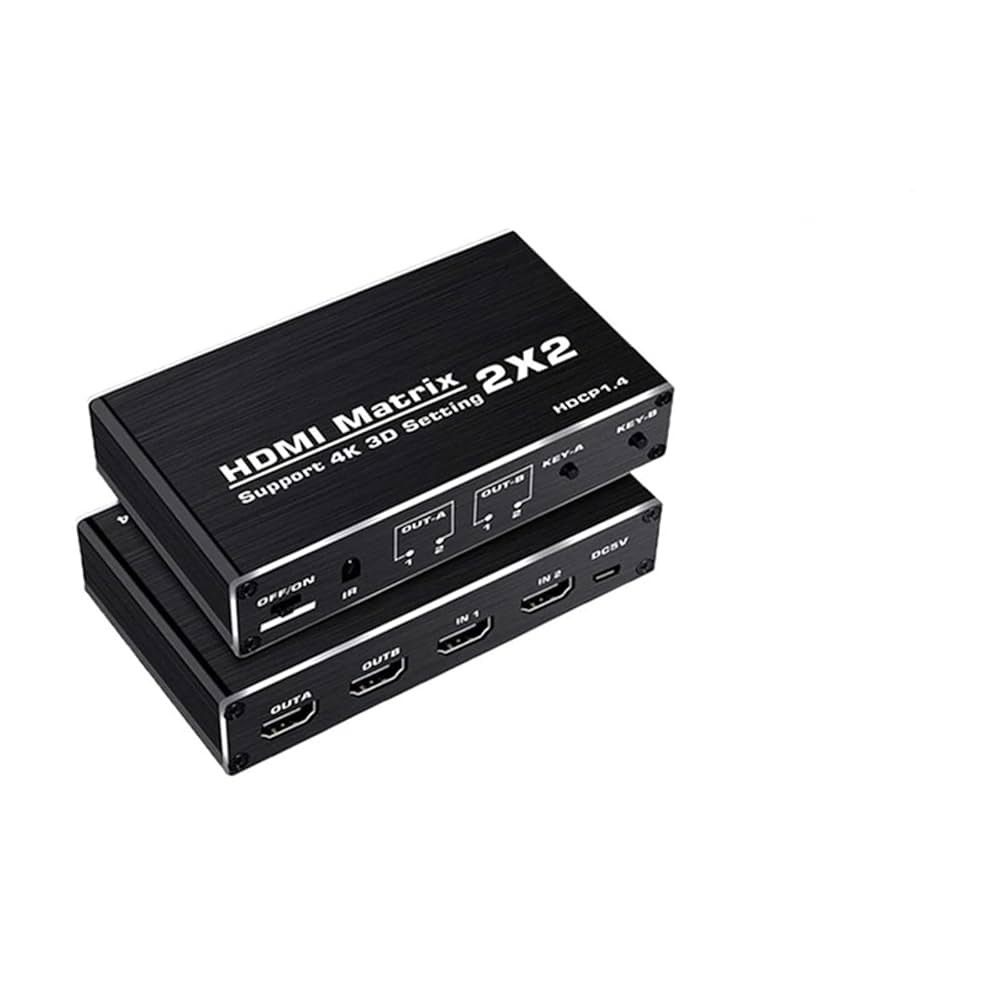 Amazon.co.jp: 切替器 4K HDMI マトリックス スイッチャー 2x2